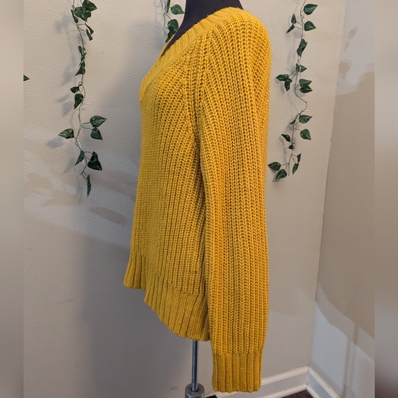Women's Mustard Sweater - Picture 2 of 6